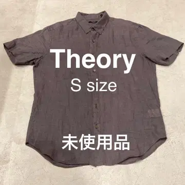 세련된 그레이 셔츠 Theory 띠어리 셔츠 S 사이즈 다크 그레이