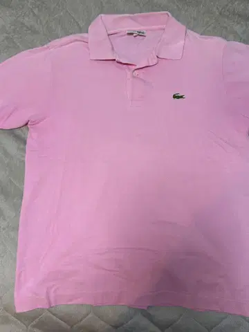 Lacoste 핑크 피케 셔츠 CHEMISE