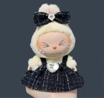 라부부 labubu 옷 갈아입히기 봉제인형 의류 17cm 덕질 블랙
