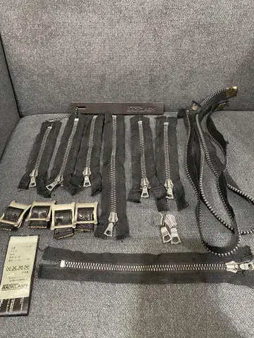 백래시 BACKLASH riri 지퍼 파스너 버클 일체형 부품 세트