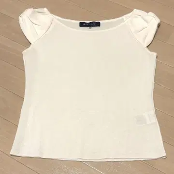 M'S GRACY 소매 리본 상의 화이트