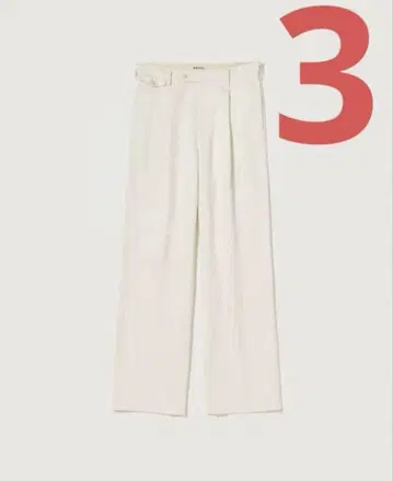 AURALEE WASHED FINX CHINO ONE-TUCK PANTS