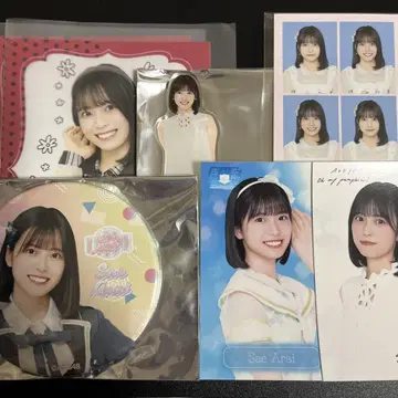 AKB48 아라이 사에 아크릴 스탠드 외 굿즈 세트
