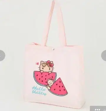 일광욕 키티 토트백 아베일 핑크
