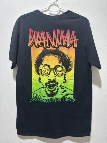 WANIMA 켄타 티셔츠 블랙 사이즈 M