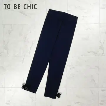 미품 TO BE CHIC 스트레치 레깅스 블랙 사이즈 F*FD1137