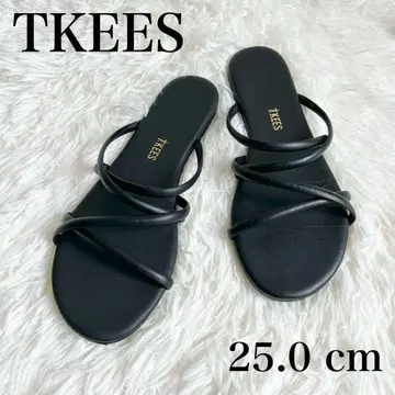 TKEES SLOANE 티키즈 슬론 천연 가죽 샌들 블랙 25.0