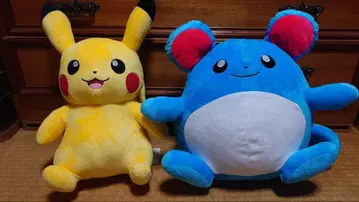 포켓몬스터 메차모후구토 푹신푹신 인형 피카츄 마릴