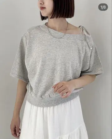 Archives 어깨 리본 원숄더 맨투맨
