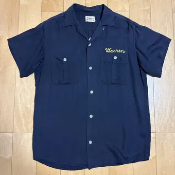 50s Hilton rayon bowling shirt