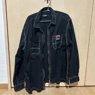 XLARGE 블랙 커버올 지퍼 포함