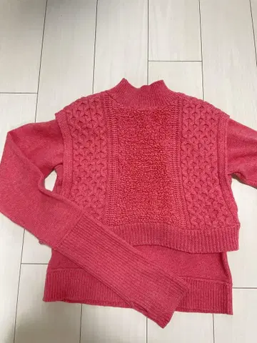 INella 장소매 니트 3way