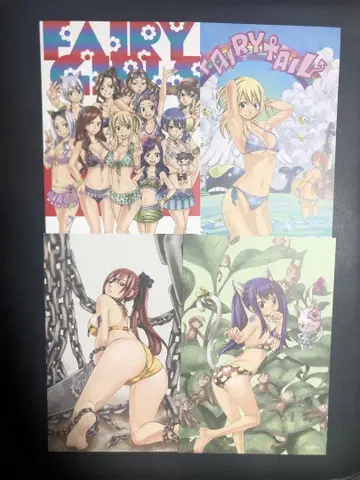 페어리 테일 FAIRY TAIL 포스트카드 4장 세트