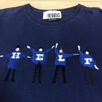 THE BEATLES x SHIPS JET BLUE HELP! 티셔츠