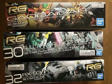 RG 풀아머 유니콘 건담 뉴건담 가오가이거 세트