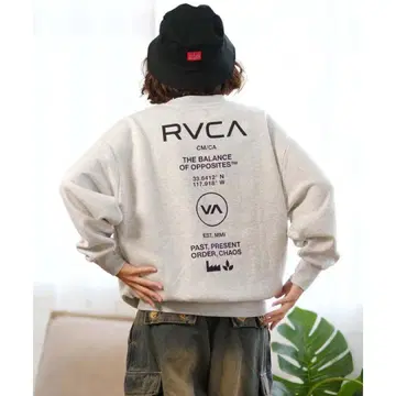 신품 RVCA 트레이너 여성용 스웨터 BE044-P01