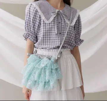 merryjenny 스팽글 프릴 미니백