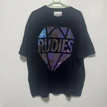RUDIES 루디스 티셔츠 블랙 사이즈 XL