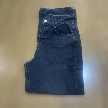 ZARA 블랙 바기 데님
