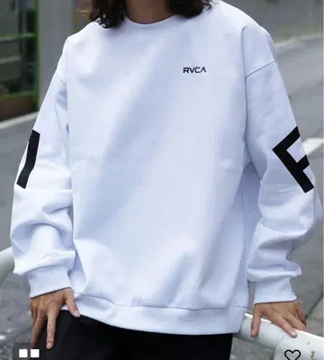 RVCA 화이트 트레이너