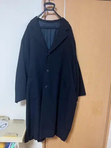 Y's for men 블랙 체스터 코트 L 사이즈