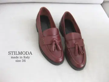 이탈리아제 STILMODA 태슬 로퍼 가죽 36(23cm) 가죽 신발