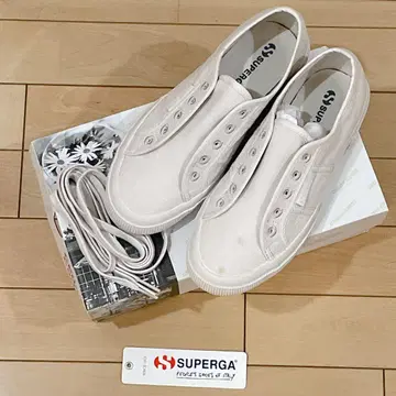 SUPERGA 스페르가 스니커즈 37 미사용 하자품 23.5~24.0