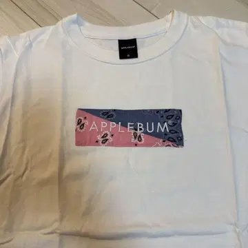 APPLEBUM 프린트 티셔츠 M 화이트