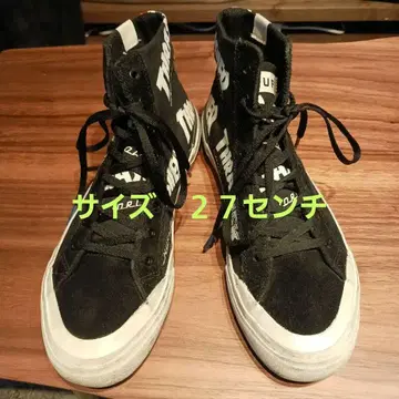 HUF THRASHER 하이컷 스니커즈 블랙