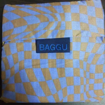 BAGGU 표준/라벤더 트리피 체커