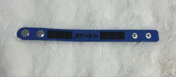 syudou 격애 로고 스터드 러버 팔찌 Blue