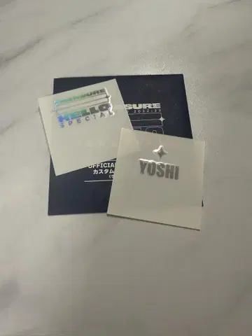 treasure YOSHI 요시노리 응원봉 스티커