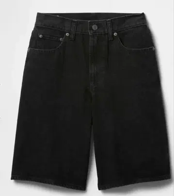 GAP 11.5인치 미드라이즈 롱라인 데님 쇼트 팬츠 W28