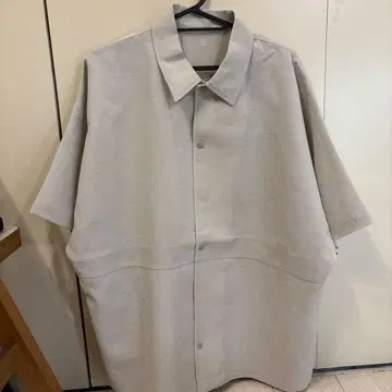 MUJI labo 얼룩이 잘 지워지는 셔츠 아이보리 미사용품 M 사이즈