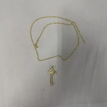 골드 키 모양 펜던트 목걸이