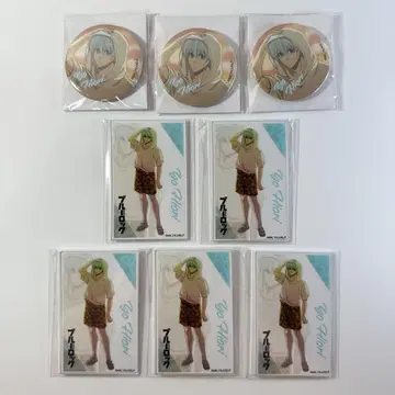 블루 록 and GALLERY 클리어 카드 캔뱃지 효오리 요우