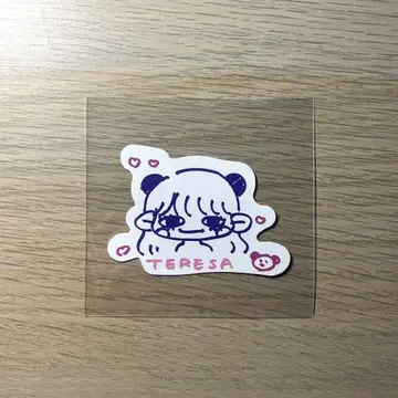 노기자카46 NOGI CAFE 노기 카페 캐리커처 스티커 이케다 테레사