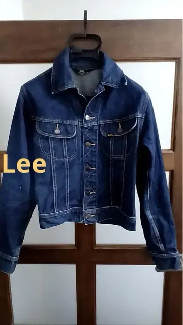 리 다크 블루 데님 재킷