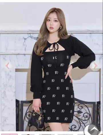 앙상블 니트 원피스