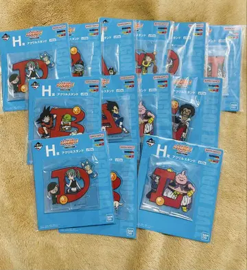 일번 추첨 드래곤볼 H상 아크릴 스탠드 전 10종 컴플리트 세트와 보너스