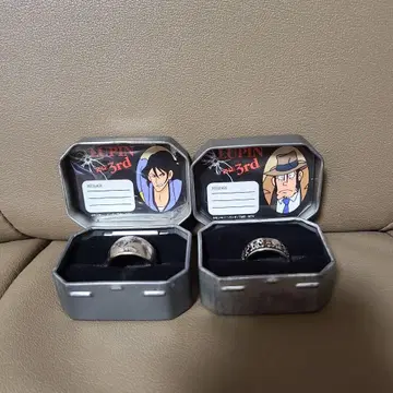 루팡 3세 실버 링 세트