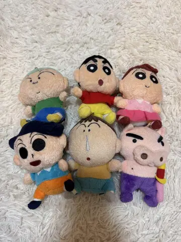 크레용 신짱 인형 키링 세트