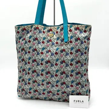[ 고품질 ] FURLA 훌라 라피스 토트백 터콰이즈 리버서블