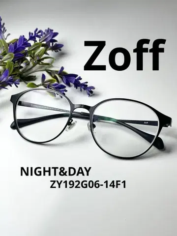 Zoff NIGHT&DAY ZY192G06-14F1 매트 블랙 안경