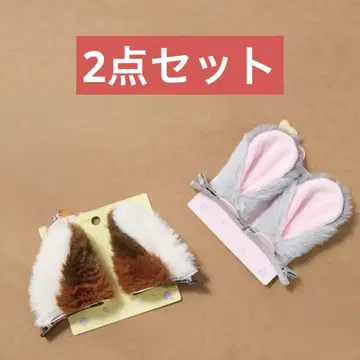 MINISO 즈토피아 귀 모양 헤어핀 헤어클립 닉과 주디