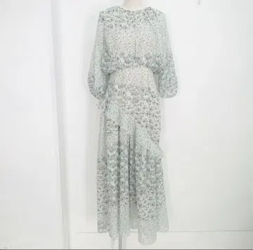 셀포드 셀포드 플라워 프린트 시폰 롱 원피스