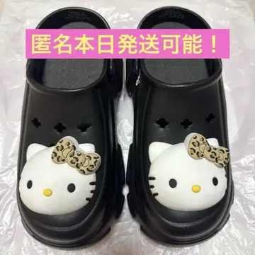 걸 키티 샌들 두꺼운 밑창
