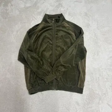 KEBOZ 벨로아 트랙 자켓 올리브 L