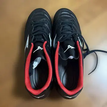 Mizuno 축구화 블랙/레드 US 10.5