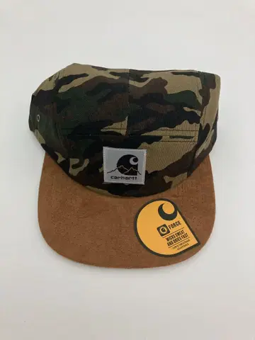 Carhartt 카모플라쥬 캡 스웨이드 챙